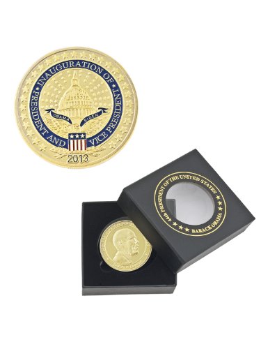 2013 OFFICIAL WHITEHOUSE OBAMA Inauguration 2013 Coin / Large APPROX 2 3/4