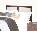 headboard queen:Homelegance Copley Faux Queen Leather Headboard, White
