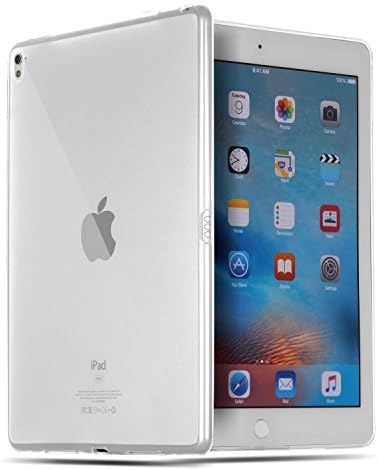 iPad pro 9.7 case, CLEAR case Flexible Soft Transparent TPU Shockproof Rubber Back Cover for iPad Pro 9.7 inch - Clear