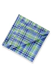 4 Pack Pure Cotton Checked Handkerchiefs
