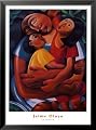 La Familia Framed Art Poster Print by Jaime Olaya, 22x30