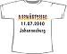 AUSWÄRTSSIEG 11.07.2010 Johannesburg; T-Shirt weiß