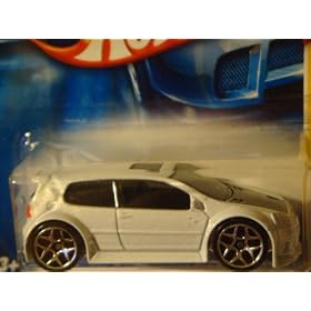 Hot Wheels Vw Golf GTI White 5y Wheels #27 1/64 2007