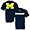 adidas Michigan Wolverines Navy Blue Prime Time T-shirt