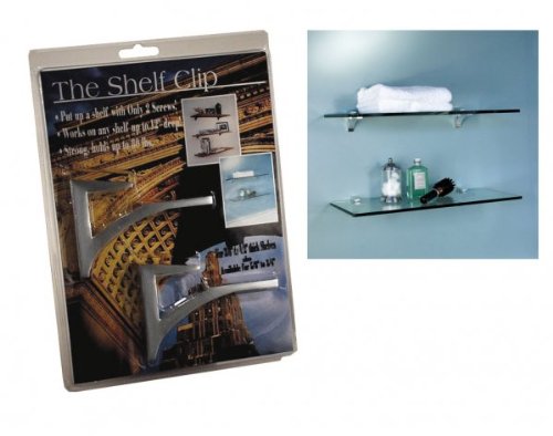 Shelf Clips - Shelf not included (Silver) (4