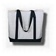 Augusta Canvas Boater Tote