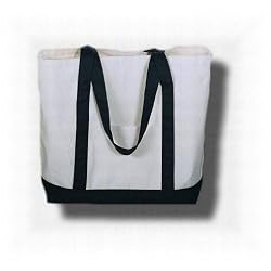 Augusta Canvas Boater Tote