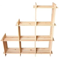 Hergestellt f�r DEMA Holzregal -6 W�rfel-