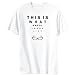 T-Shirt Mens White " This is what awful looks like " Adjetives Large