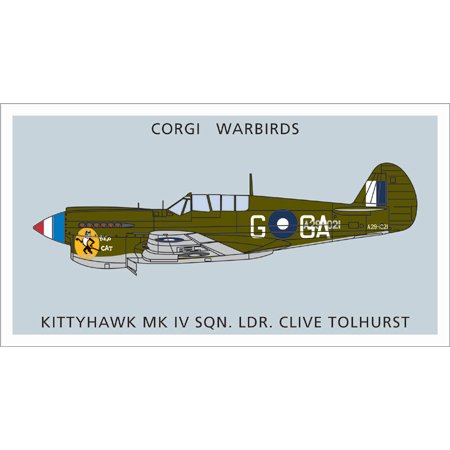 Childrens Toyshop  Toys : Corgi Warbirds (Series 2) - Kittyhawk Mk. IV