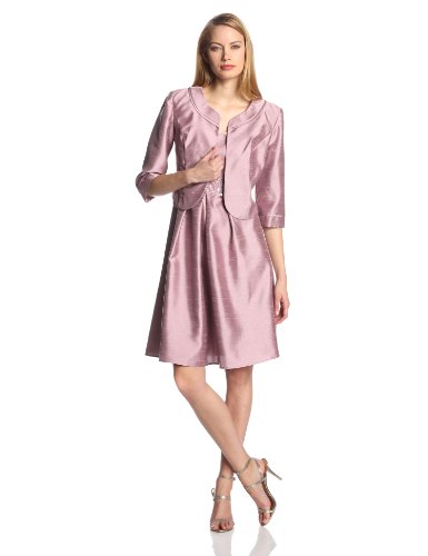 Dana Kay Women's Embellished Waist Jacket Dress