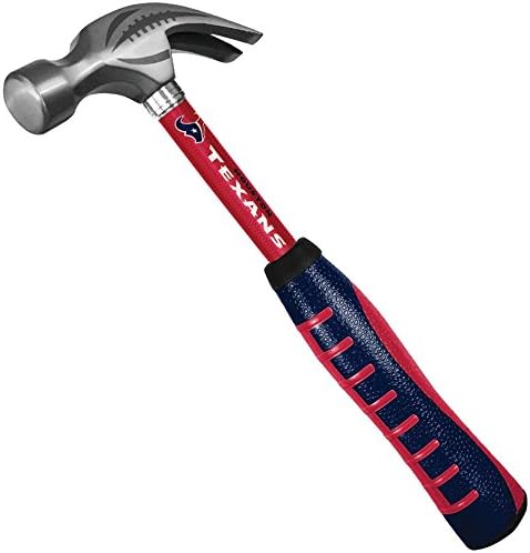 1 - TEXANS NFL 16OZ HAMMER, SAINTY 08332 Houston Texans(TM) 16oz Steel Hammer, 16oz steel hammer, Football-laced golf-grip handle, Officially licensed NFL design, , ...
