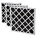 Filtration Manufacturing 02OS-16204 Charcoal Pleated Air Filter 16" W x 20" H x 4" D - Lot of 6