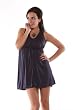 Anama Clothing Navy bust accentuating Tunic Dress