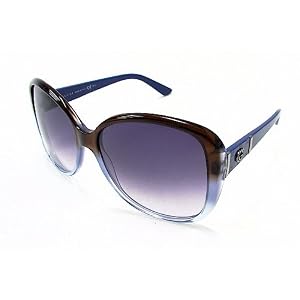 GUCCI 3126 S Sunglasses 3126S Brown Blue IPADG Shades