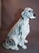 English Setter Dog Sitting Blue Belton Figure Dogs & Pups Galore Figurine