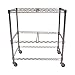 Seville Classics Office Double File Cart - Chrome