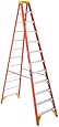 Werner 6212 300-Pound Duty Rating Type IA Fiberglass Stepladder, 12-Foot