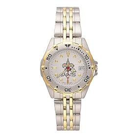 Buy New Orleans Saints Ladies All Star Watch Stainless Steel Bracelet