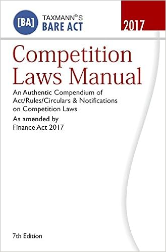 Competition Laws Manual -7 th Edition
