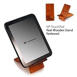 CaseCrown REAL Wooden eBook Reader Stand (Redwood) for HP Touchpad