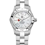 University of Louisville Womens TAG Heuer Steel Aquaracer Watch with Mother of Pearl Dial