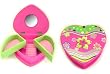 Jewelry Box, Enchanted Flowers Heart Shape Swivel Jewelry Box