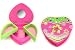 Jewelry Box, Enchanted Flowers Heart Shape Swivel Jewelry Box