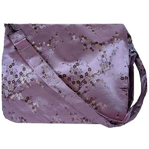 Yen Linh Cherry Blossom Diaper or Messenger Bag