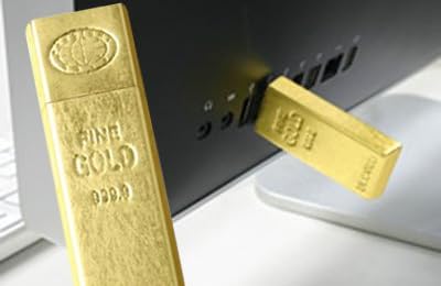 箔一　金塊型USBメモリー　GOLD INGOT USB MEMORY A105-03019