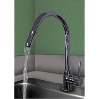 New Polished Chrome Pull Out Spray Kitchen Faucet Bar Sink Faucet