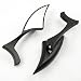Black Motorcycle Sport Road Street Bike Cruiser ATV Side Rear View Rearview Billet Blade Mirror