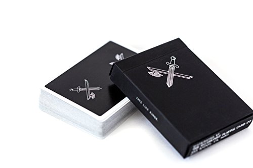 The Kings Deck Black Playing Cards by Daniel Madison & Peter McKinnon Think Like Kings Ellusionist