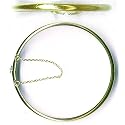 18kt Gold over Sterling Silver High Polished Bangle Bracelet