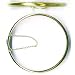 18kt Gold over Sterling Silver High Polished Bangle Bracelet