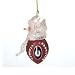 Georgia Bulldogs NCAA Acrylic Football Snowman Ornament (2.75)"
