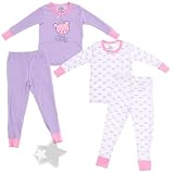 Fairy Princess Set of Two Thermal Pajamas for Toddler Girls