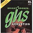 GHS BB20X 80/20 Bronze Extra Light Acoustic Guitar Strings