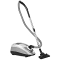 Fakir E 240 Bodenstaubsauger max 2400 Watt in 5 Stufen regelbar per Tipptronic / HEPA-Filter / titan-silber