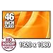 46IN Ws LCD 1920X1080 4000:1 P461 Dvi-d HDmi Blk with full Av
