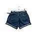 Lady Women Retro Girl High Waisted Oversize Crimping Boyfriend Jeans Shorts Pant