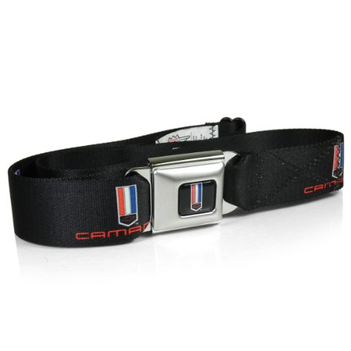 Chevrolet Camaro Logo Seatbelt Buckle Black Strap BeltB00C3NGJF2 : image