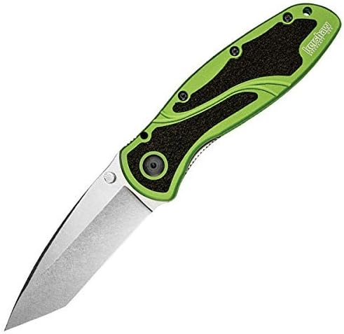 KERSHAW Limited Edition Blur Lime Green with Stonewash BDZ-1 Steel by Kershaw Knives