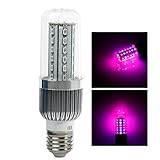 Tutent LED植物育成ライト トウモロコシバルブ 12W E27ソケット 28個赤色 15個青色 360度照明 室内栽培/家庭菜園/水耕栽培/植物育成用【PSE認証済み】(12W)