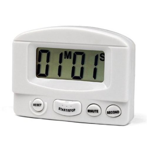BestpriceamÂ® Mini LCD Digital Kitchen Timer Count up Down Magnetic Electronic Alarm Cooking (White)