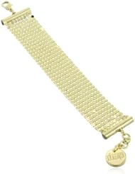 1AR by UnoAerre 18KT Gold Plated Slim 24mm Mirror Bracelet