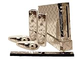 Nintendo Wii Skin - NEW - SILVER DIAMOND PLATE MIRROR system skins faceplat ....