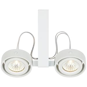 Juno Lighting T812WH Trac-Master Duo Open Back Low Voltage MR16 Lampholder, White