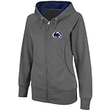 NCAA Women's Penn State Nittany Lions Zone Full-Zip Hoodie (Charcoal, Medium)