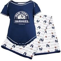 New York Yankees Navy Blue Newborn Creeper & Blanket Set